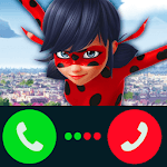 Fake Chat with Superhero Lady Cat Game icon
