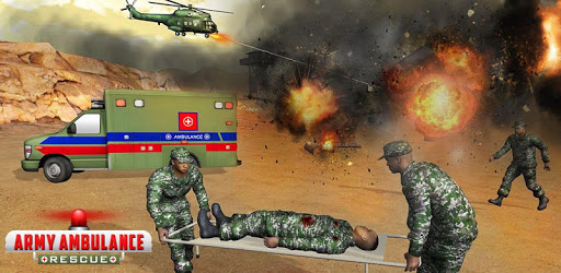 US Army Ambulance Rescue Game. PC screenshot