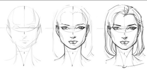 Face Drawing Step by Step PC screenshot