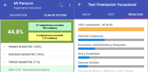 Pensum: test, academic offer and study plans PC screenshot