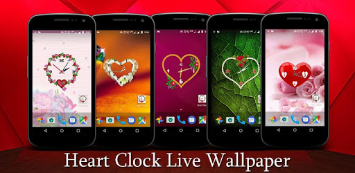 Heart clock live wallpaper free PC screenshot Heart clock live wallpaper free PC screenshot