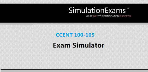 CCENT 100-105 Exam Simulator PC screenshot