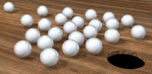 Roll Balls into a hole PC screenshot