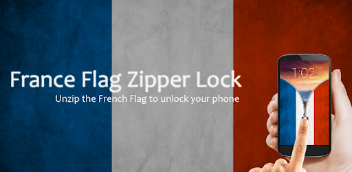 France Flag Zipper Lock PC screenshot