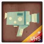 Vintage Retro Camera + VHS icon