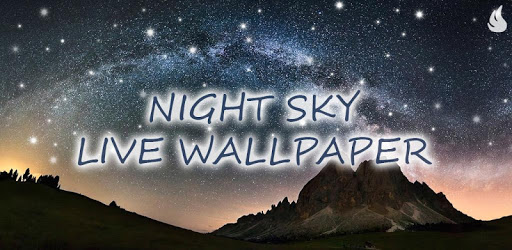 Night Sky Live Wallpaper PC screenshot
