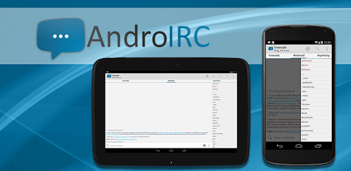 AndroIRC PC screenshot