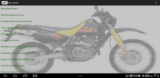 My DR650 PC screenshot