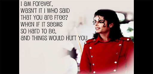 Michael Jackson Song Lyrics PC screenshot