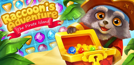 Raccoon's Adventure: The Pirate Island - Match 3 PC screenshot