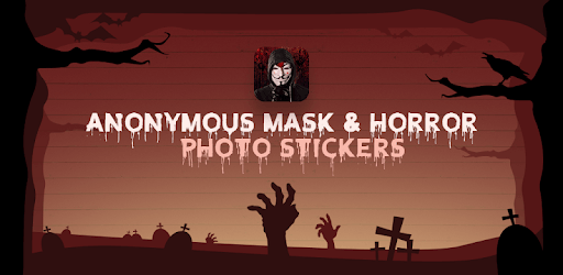 Anonymous Mask & Horror Photo Stickers PC screenshot
