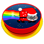 Button for nyan cat meme icon