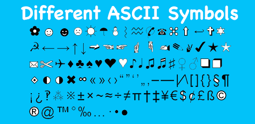 Sign Assci Ascii Symbols,Emoji & Emoticon for PC - Free Download & Install on ...