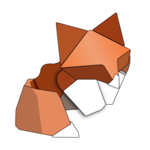 Origami fun icon