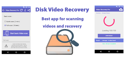 Disk Video Recovery PC screenshot
