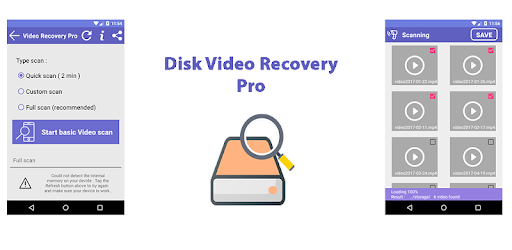 Disk Video Recovery Pro PC screenshot