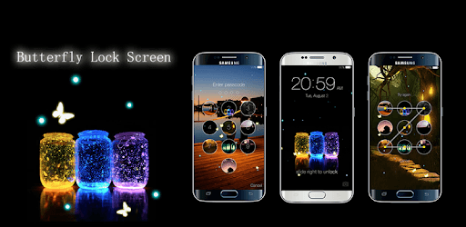 Butterfly locksreen PC screenshot