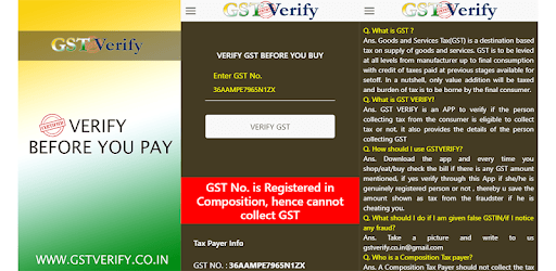 GST VERIFY PC screenshot