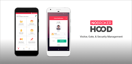 NoBrokerHood Visitor Gate & Security Management PC screenshot