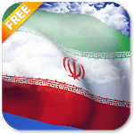 3D Iran Flag Live Wallpaper for PC