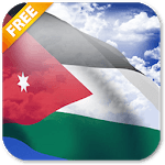 3D Jordan Flag Live Wallpaper for PC