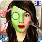 Beauty Spa Salon 3D, Make Up & Hair Cutting Games icon