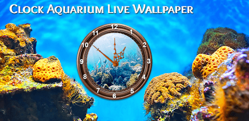 Clock Aquarium Live Wallpaper PC screenshot Clock Aquarium Live Wallpaper PC screenshot