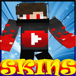 Youtubers skins for MCPE PixelCraft 2018 for PC
