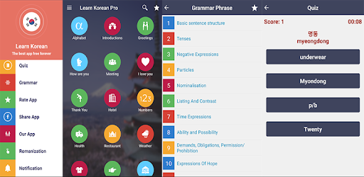 Learn Korean - Grammar PC screenshot Learn Korean - Grammar PC screenshot