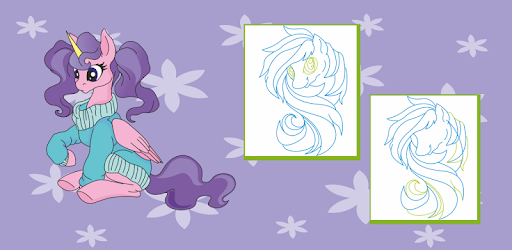 Little pony, coloring cartoon PC screenshot Little pony, coloring cartoon PC screenshot
