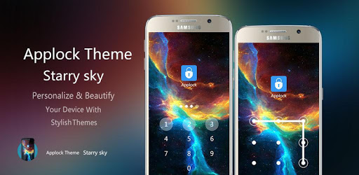 Starry Sky Theme For AppLock PC screenshot