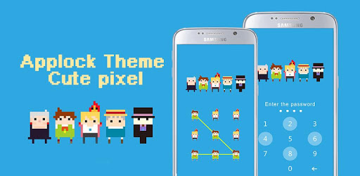 AppLock Theme Cute Pixel PC screenshot