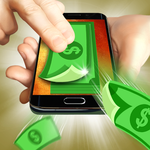 Money cash clicker icon