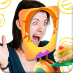 Cake on face antistress icon