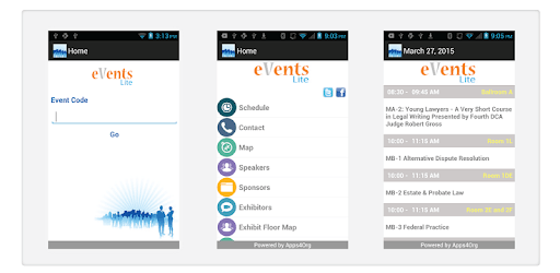 EventsLite PC screenshot