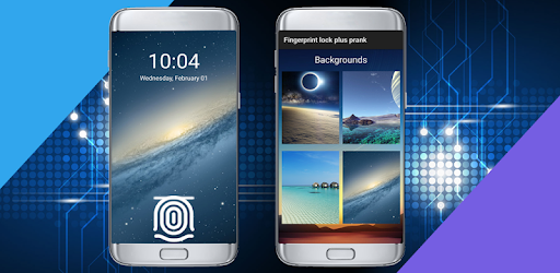 Fingerprint lock plus prank PC screenshot