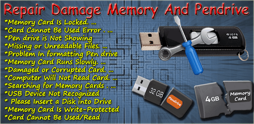 Repair Damage Memory And Pendrive Guide PC screenshot