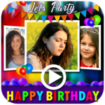 Birthday Video Maker with Music icon