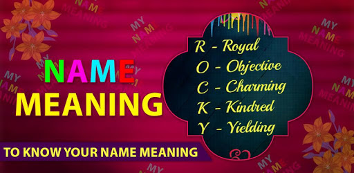 Name Meaning PC screenshot