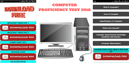 COMPUTER PROFICIENCY TEST 2018 PC screenshot