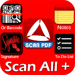 Scan All in One + (PDF, doc bar qr Notes) Free icon