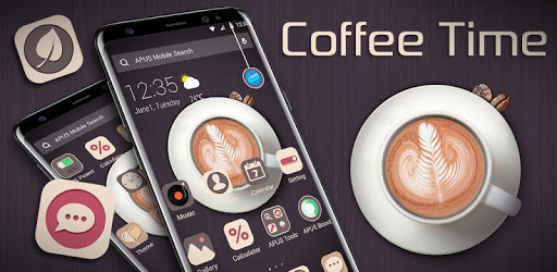 Coffee time APUS Launcher Theme PC screenshot