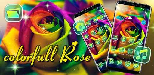 Colorful Rose APUS Launcher theme PC screenshot