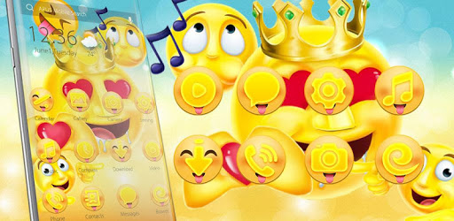 Emoji Crazy Smile Cute Theme& HD wallpapers PC screenshot