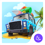 Funny Car Travel-APUS Launcher theme for PC Funny Car Travel-APUS Launcher theme for PC