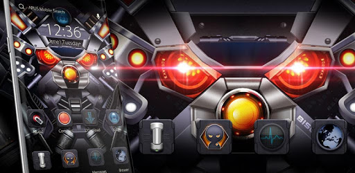 Future Tech Alloy Mech-APUS Launcher theme PC screenshot