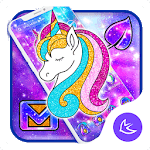 Galaxy Shiny Unicorn APUS Launcher theme for PC Galaxy Shiny Unicorn APUS Launcher theme for PC