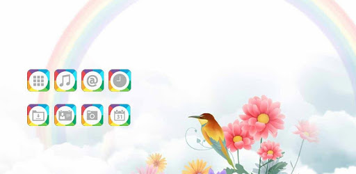 Rainbow-APUS Launcher theme PC screenshot Rainbow-APUS Launcher theme PC screenshot
