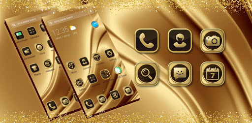 Golden Silk APUS Launcher Theme PC screenshot