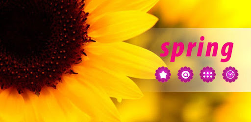 Sunflower APUS launcher theme PC screenshot Sunflower APUS launcher theme PC screenshot
